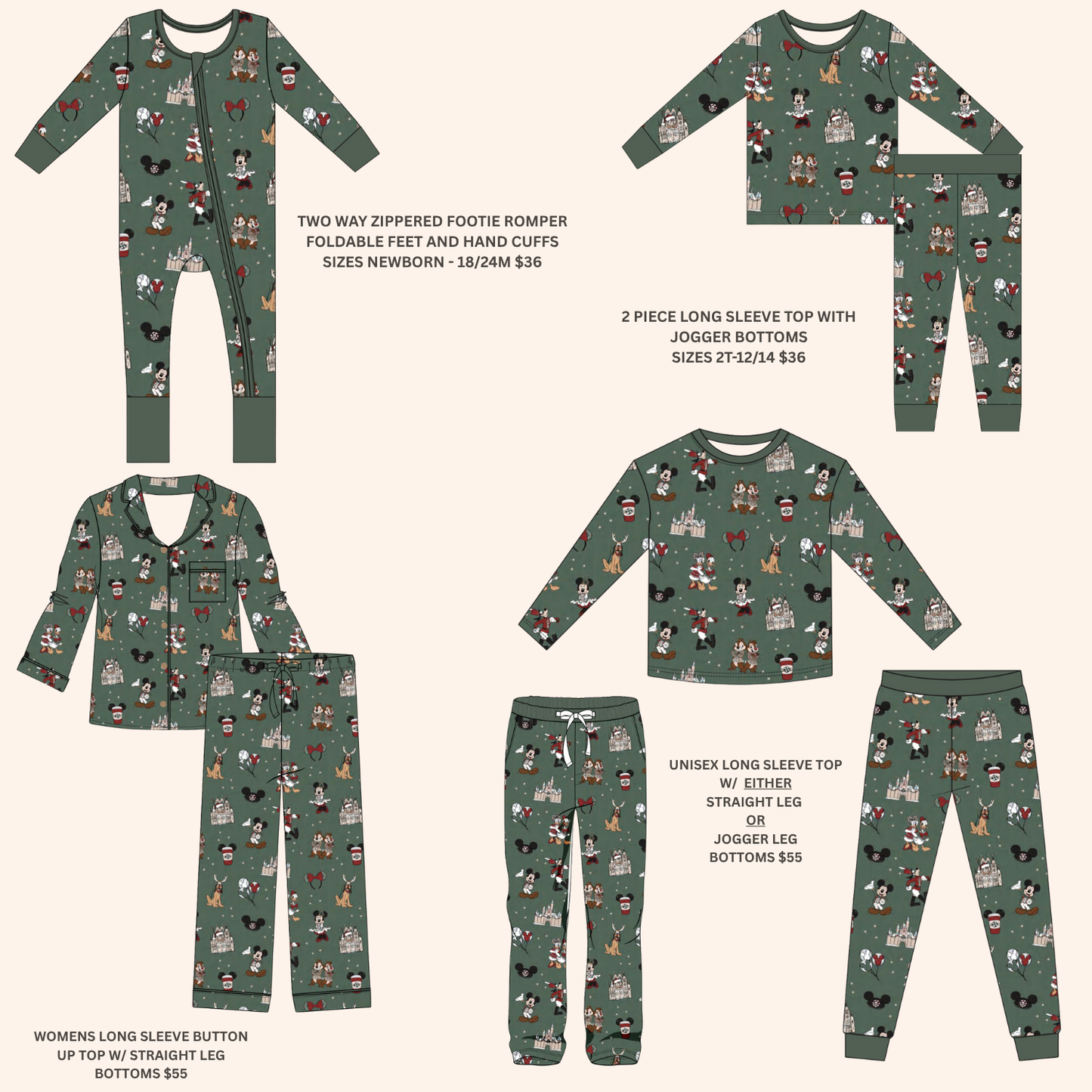 HOLIDAY MAGIC FAMILY MATCHING BAMBOO