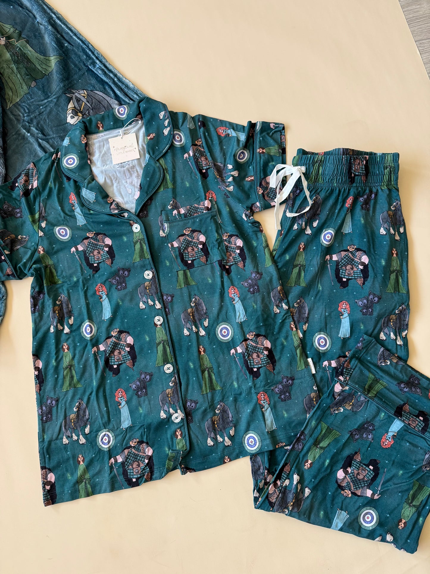 BRAVE Bamboo PJ Romper/ Two Piece Set*READY TO SHIP