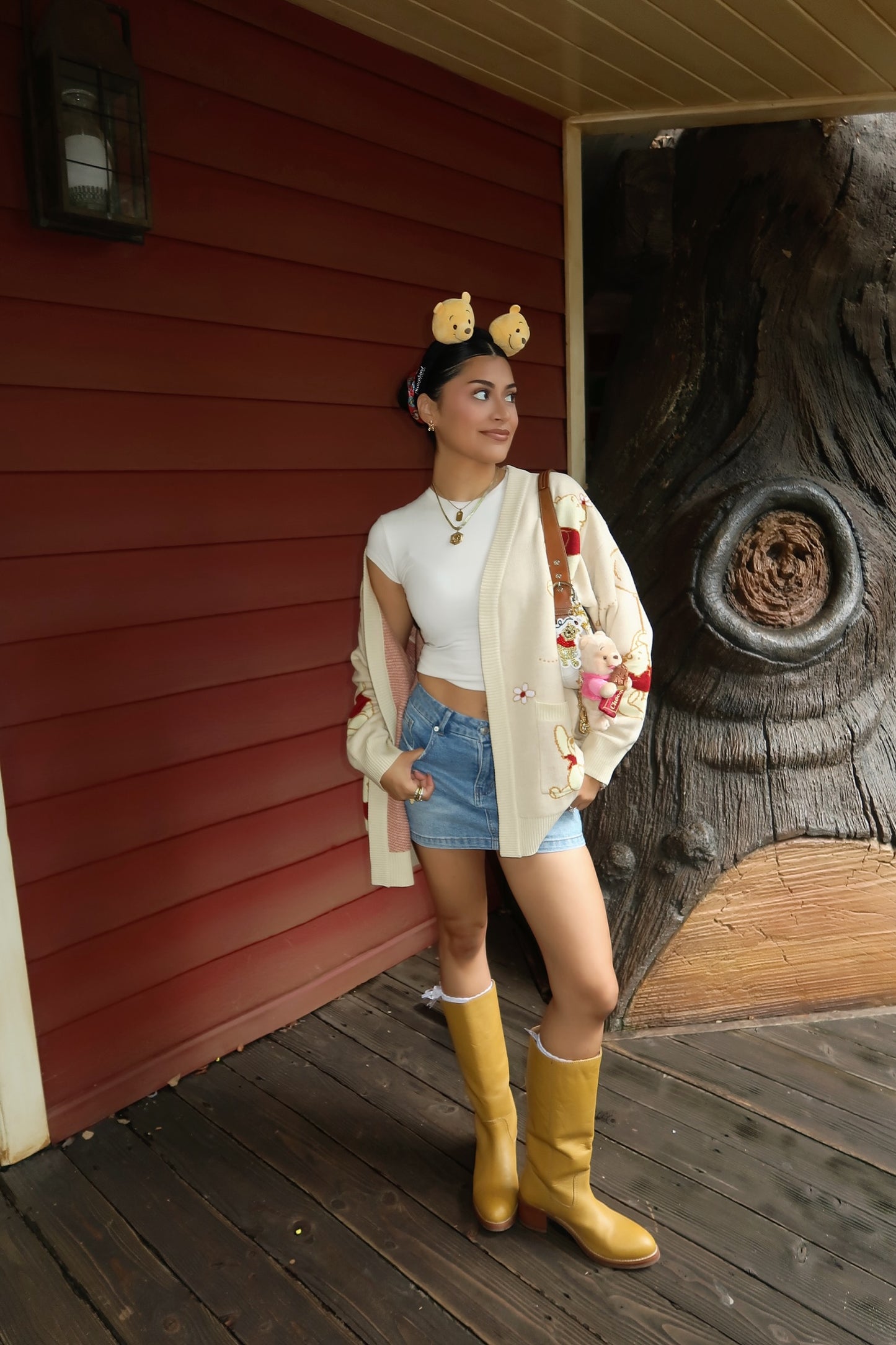 Honey Pooh Bear Lightweight Cardigan