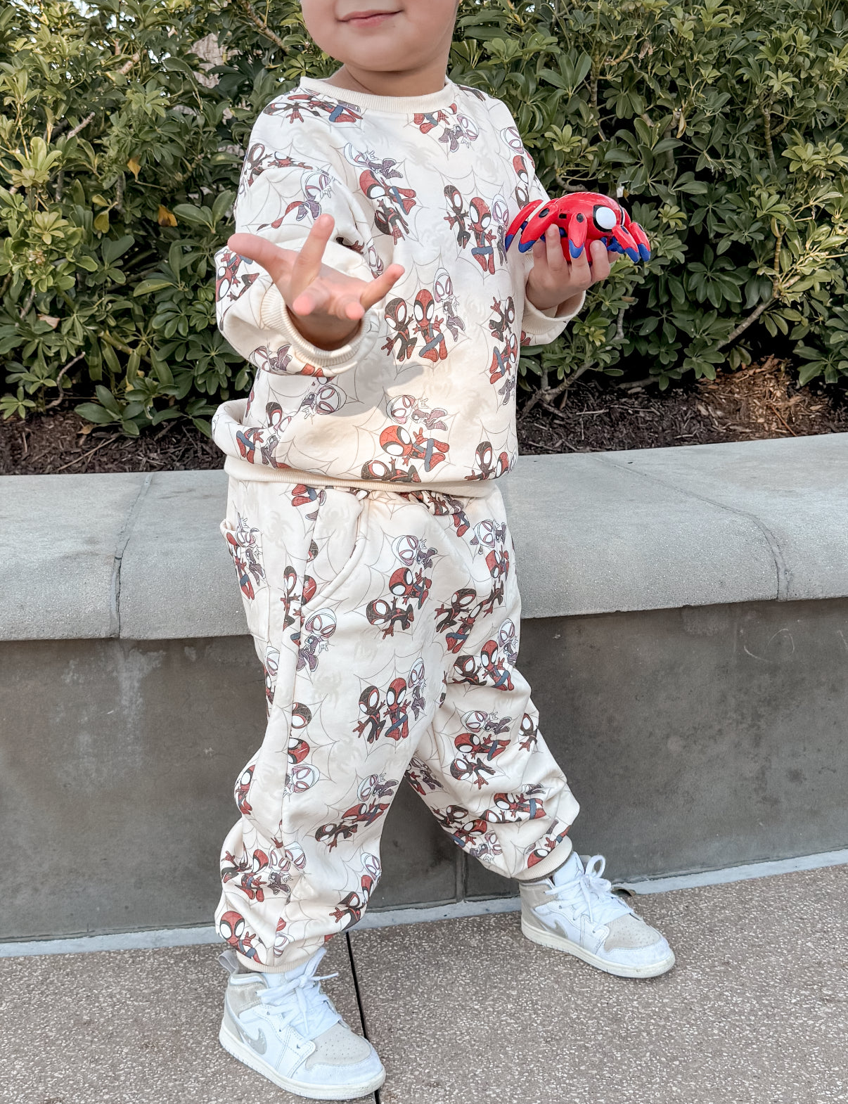 S P I D E Y SWEAT PANT Suit Oversized Two Piece Set *READY TO SHIP*