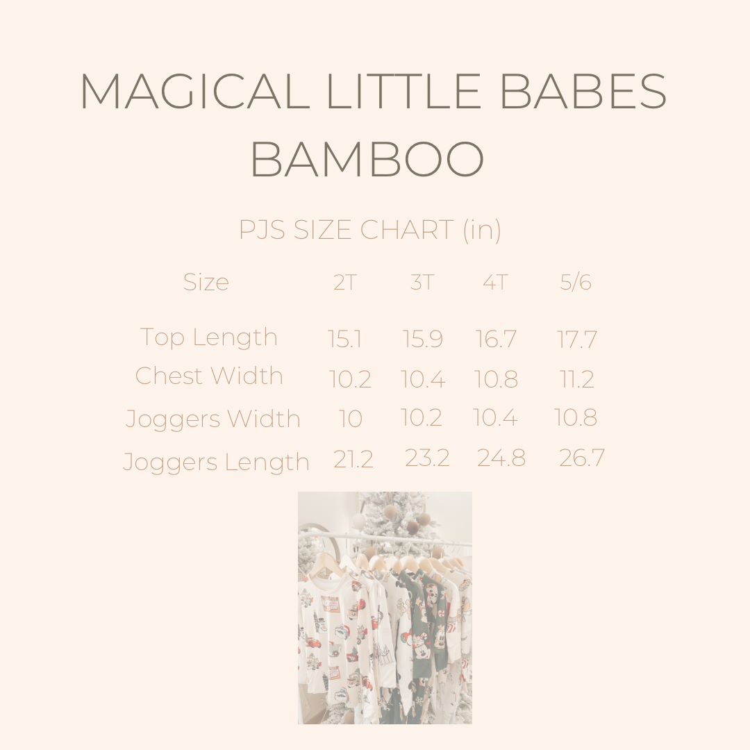 Toys on Christmas Morning Bamboo PJs *READY TO SHIP