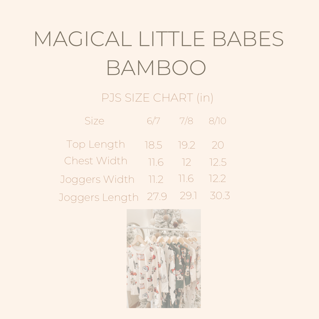 Toys on Christmas Morning Bamboo PJs *READY TO SHIP