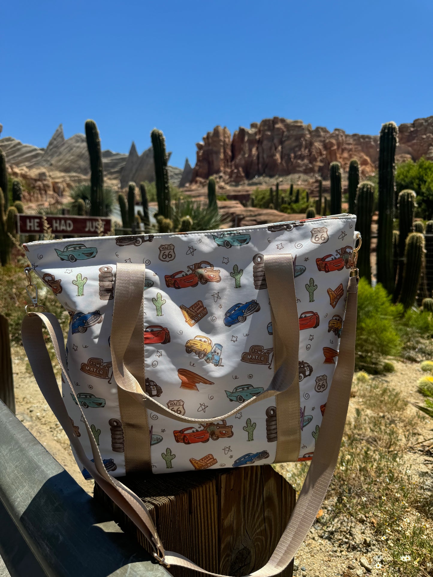 Route 66 Waterproof ToteBag *READY TO SHIP