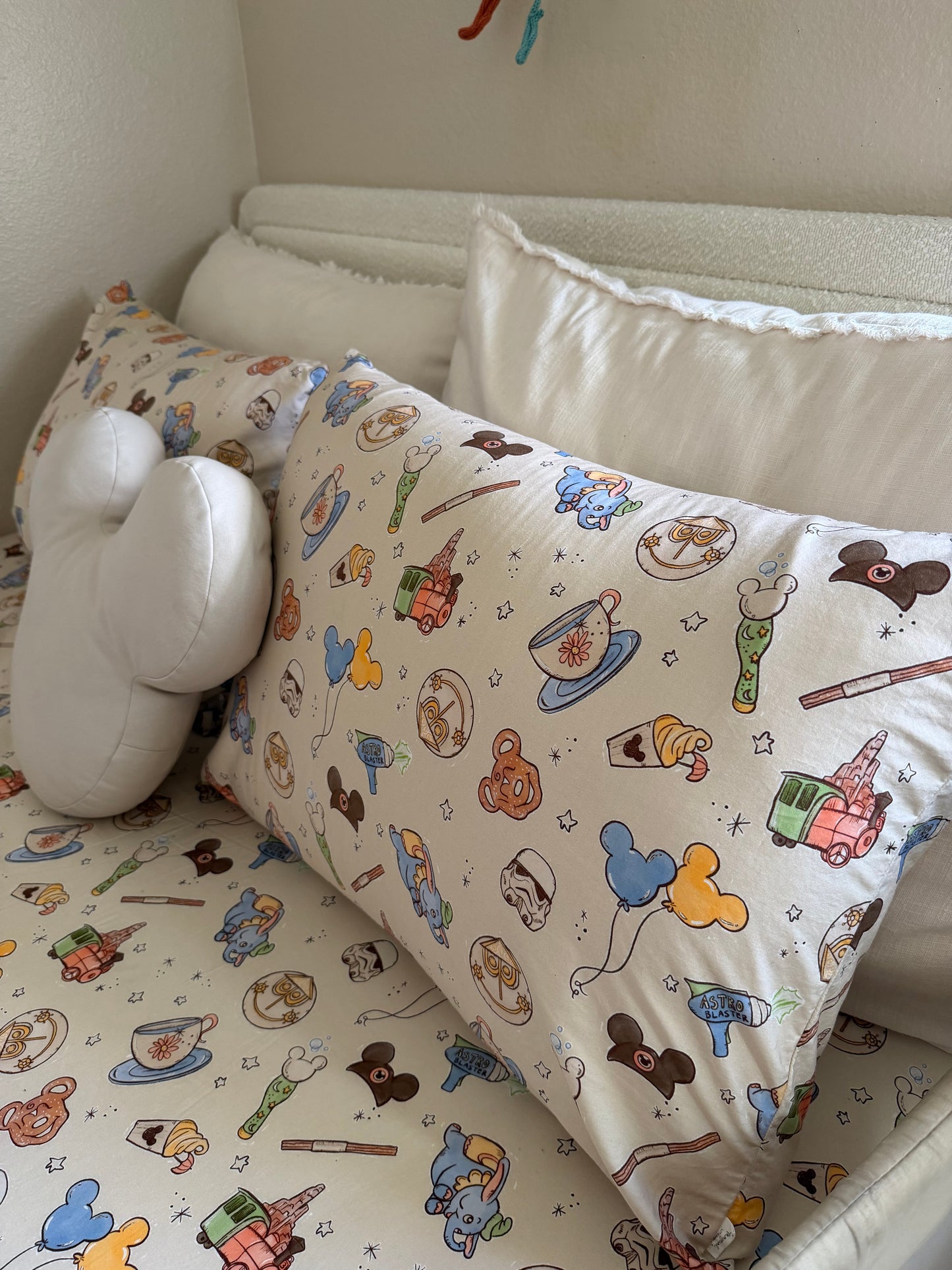 Happiest Land Bamboo Fitted Sheet