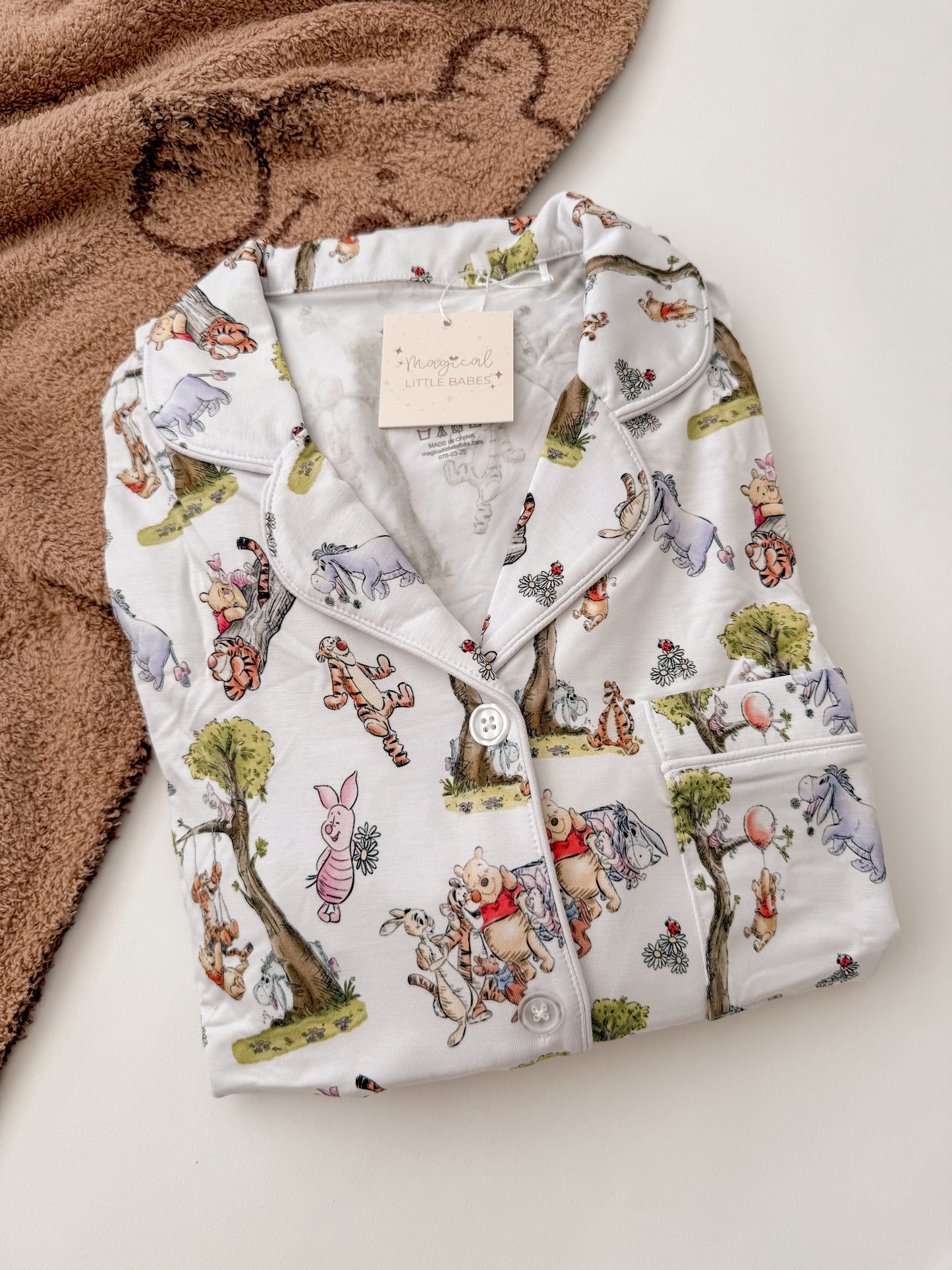 Hundred Acres Bamboo PJ Romper/ Two Piece LONG Sleeve Set*READY TO SHIP