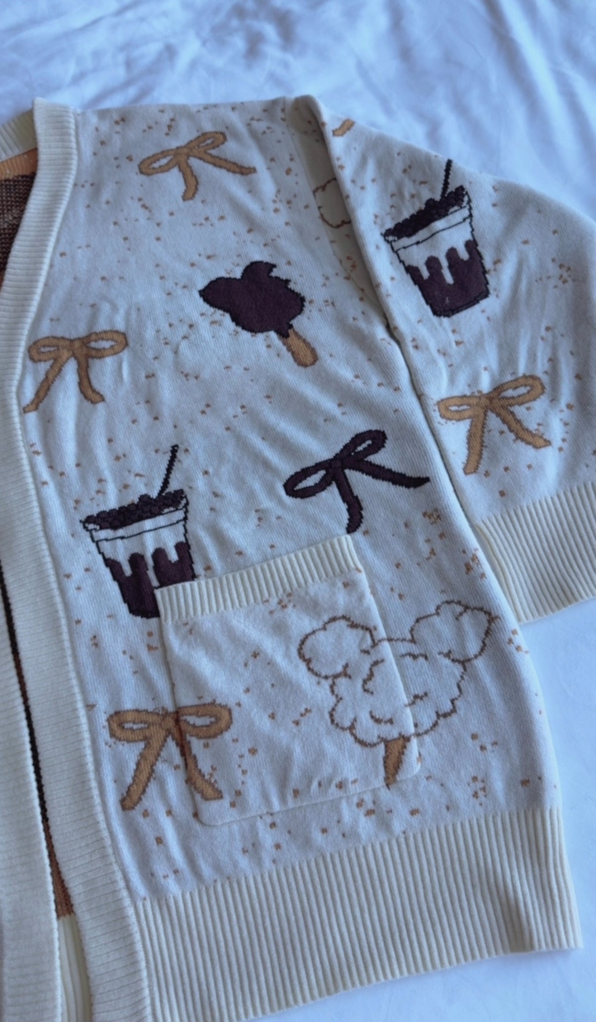 Neutral Snack Lightweight Cardigan *READY TO SHIP