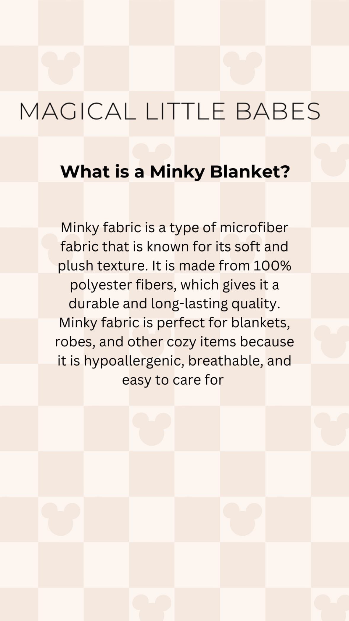 Duf & May Minky Blanket *READY TO SHIP