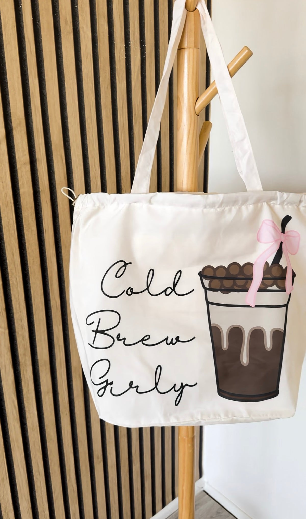 Cold Brew Babe Tote Bag