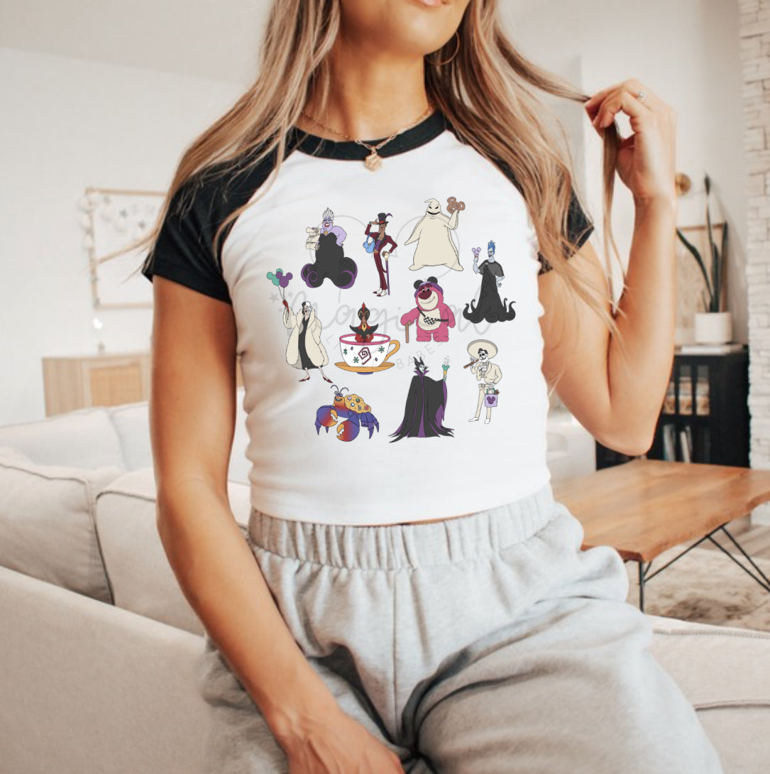 VILLIANS Baby Doll Tee*READY TO SHIP