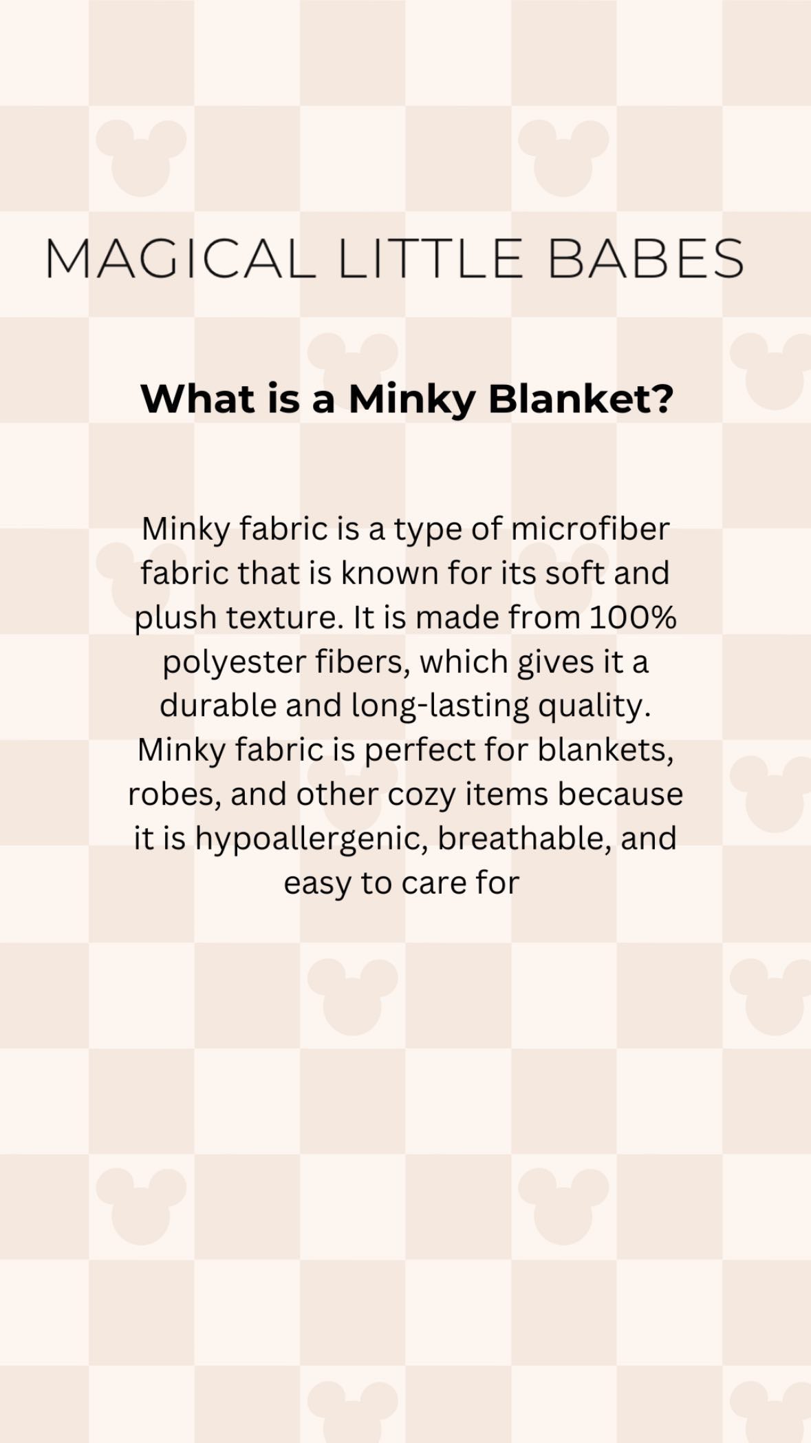 DCA MINKY BLANKET