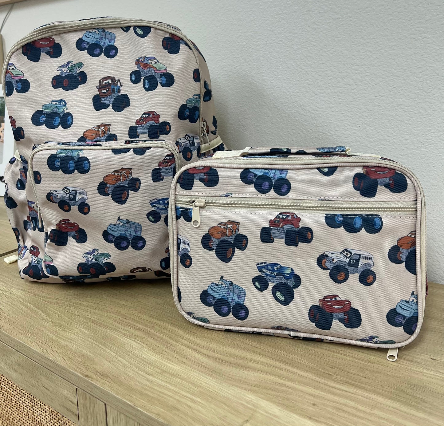 Monster Trucks Backpack/Lunch Bag * READY TO SHIP