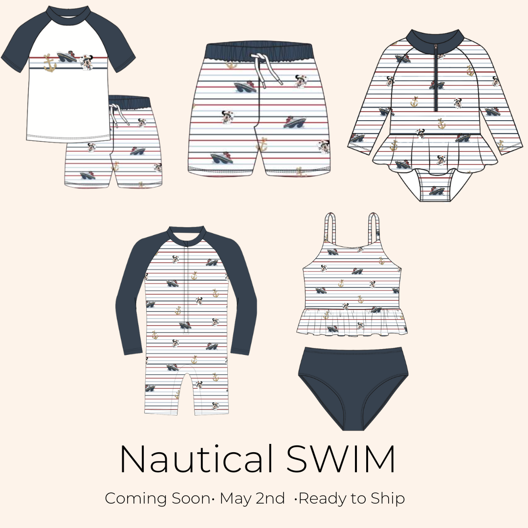 Nautical Swim *READY TO SHIP