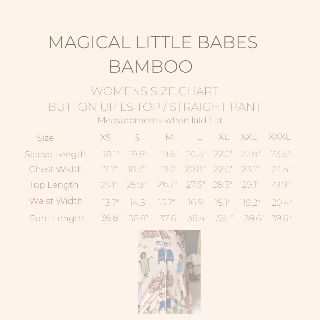 Encanto Bamboo PJ Romper/ Two Piece Set*READY TO SHIP