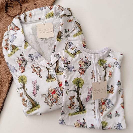 Hundred Acres Bamboo PJ Romper/ Two Piece LONG Sleeve Set*READY TO SHIP