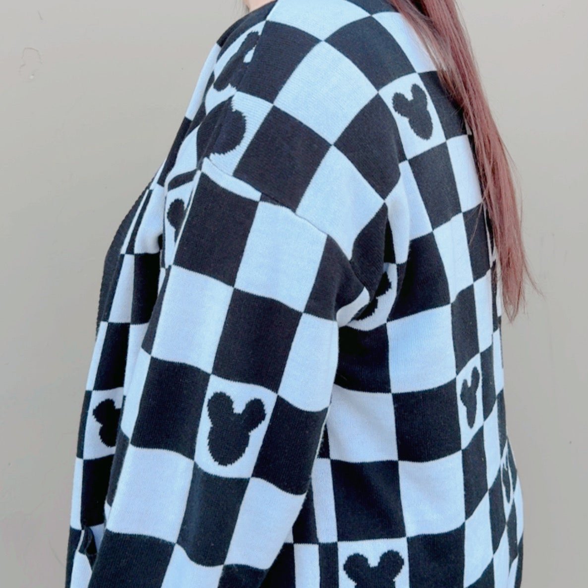 Checkered Lightweight Cardigan *READY TO SHIP