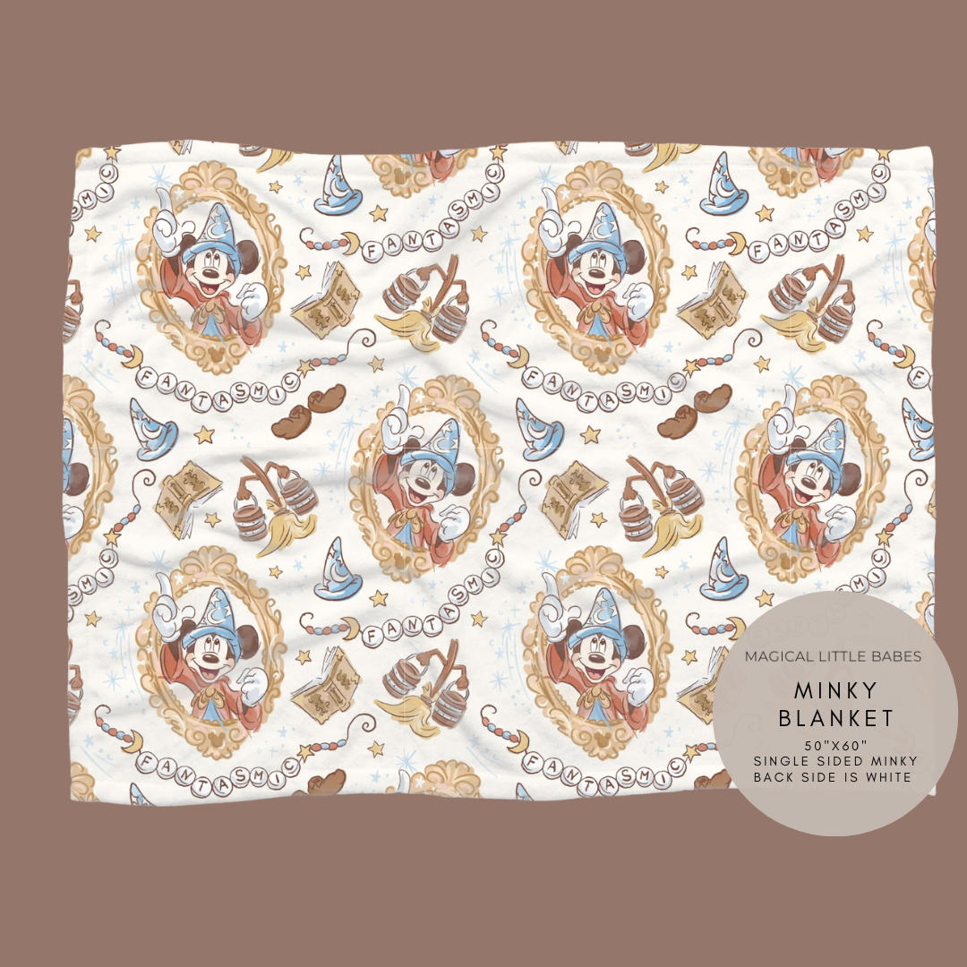 C.Fantasmic Minky Blanket *READY TO SHIP