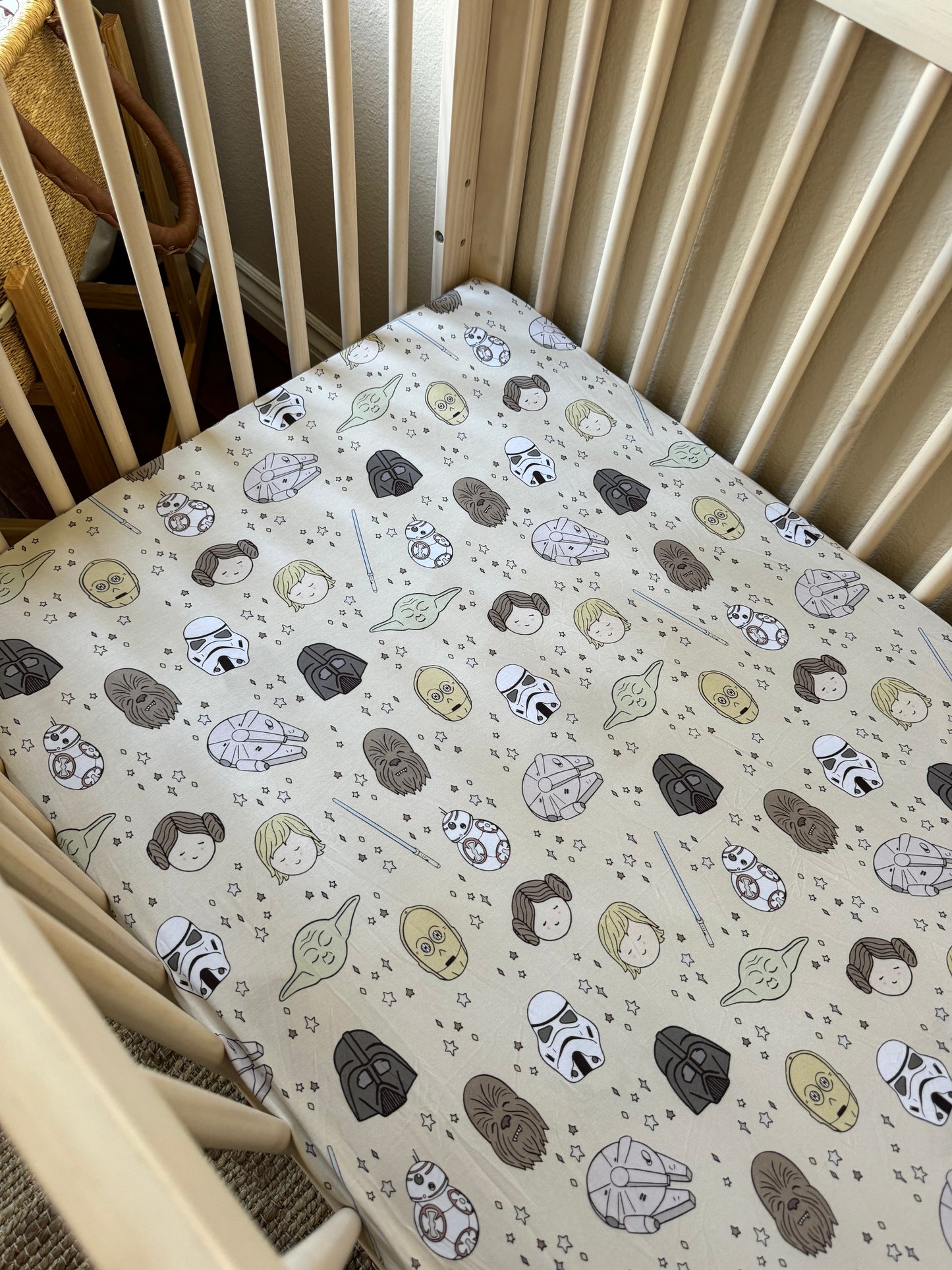 Cutest Galaxy Bamboo Fitted Sheet *READY TO SHIP