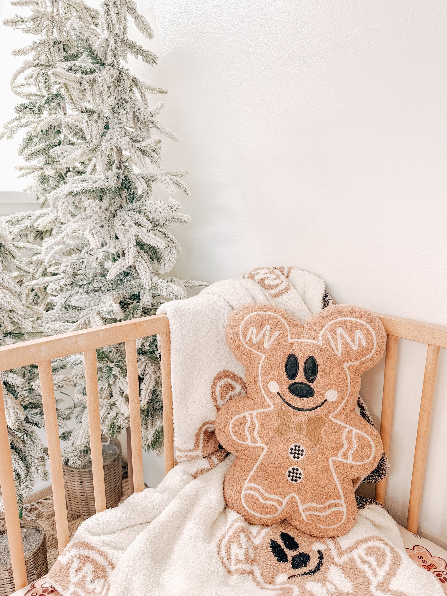 Gingerbread Bamboo Fitted Sheet *READY TO SHIP