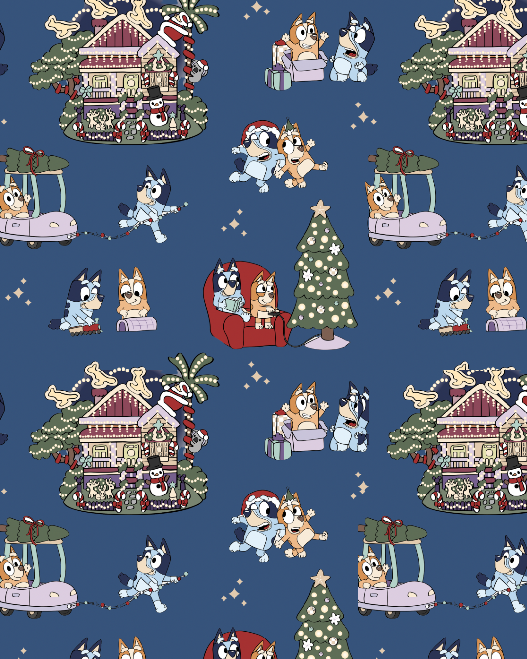 Veranda Santa Bamboo PJs - PREORDER SHIPS IN NOV