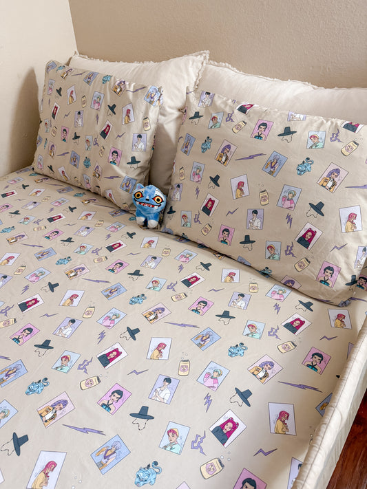 K Pop Bamboo Fitted Sheet *READY TO SHIP