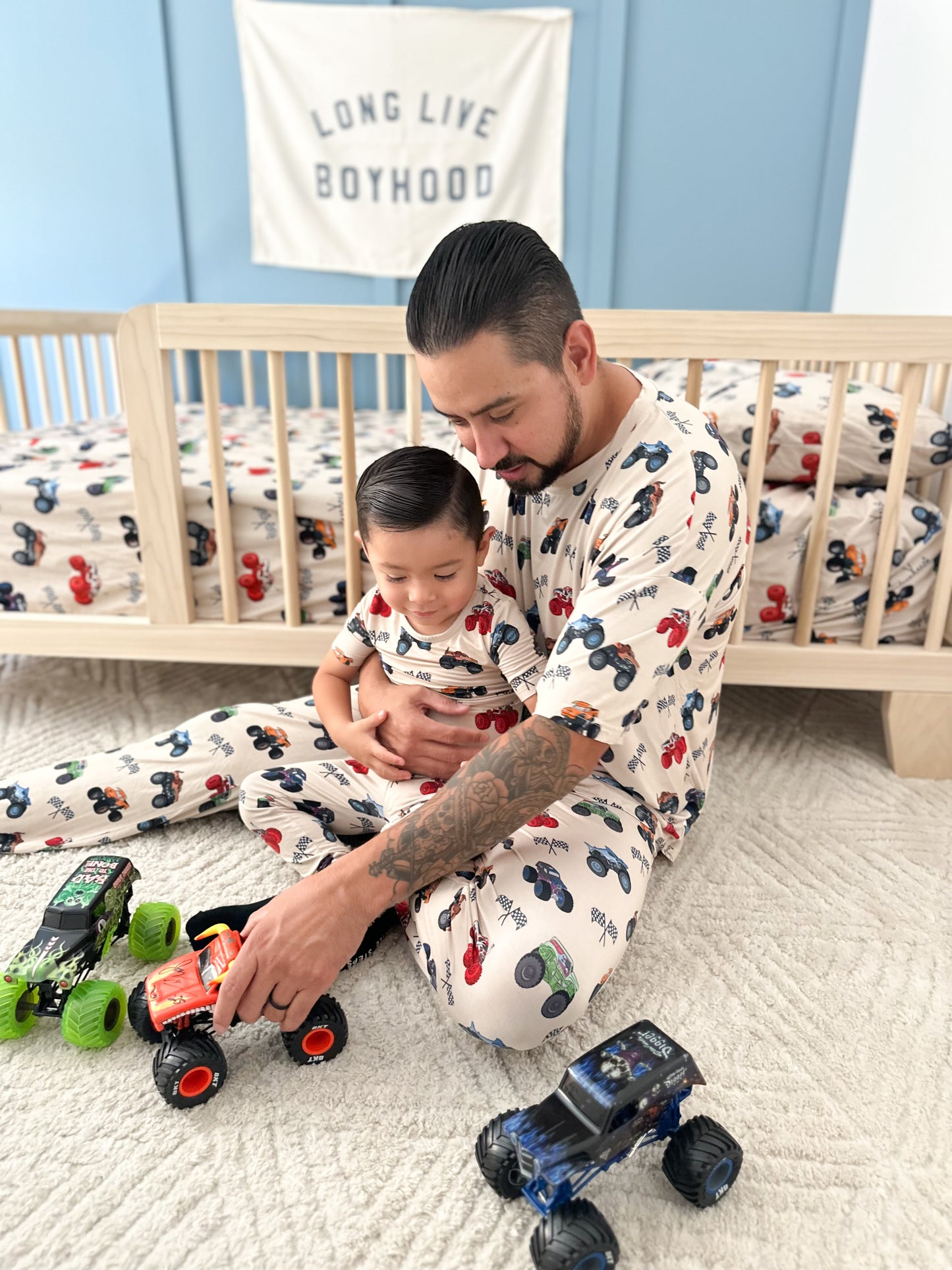 M. JAM Bamboo PJ Romper/ Two Piece SHORT Sleeve Set *READY TO SHIP