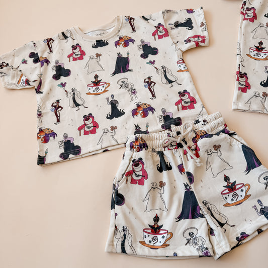 Villians  Oversized Two Piece Set *READY TO SHIP