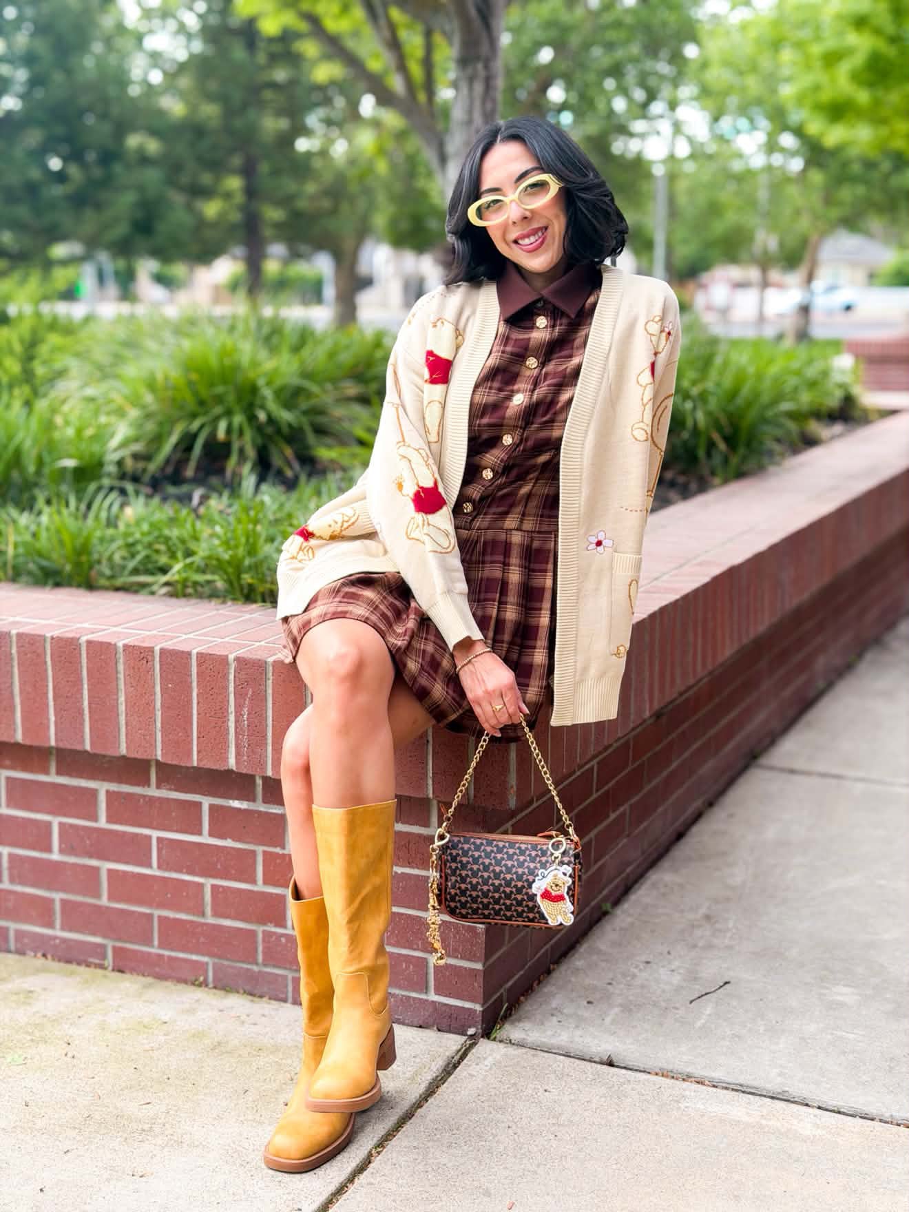 Honey Pooh Bear Lightweight Cardigan