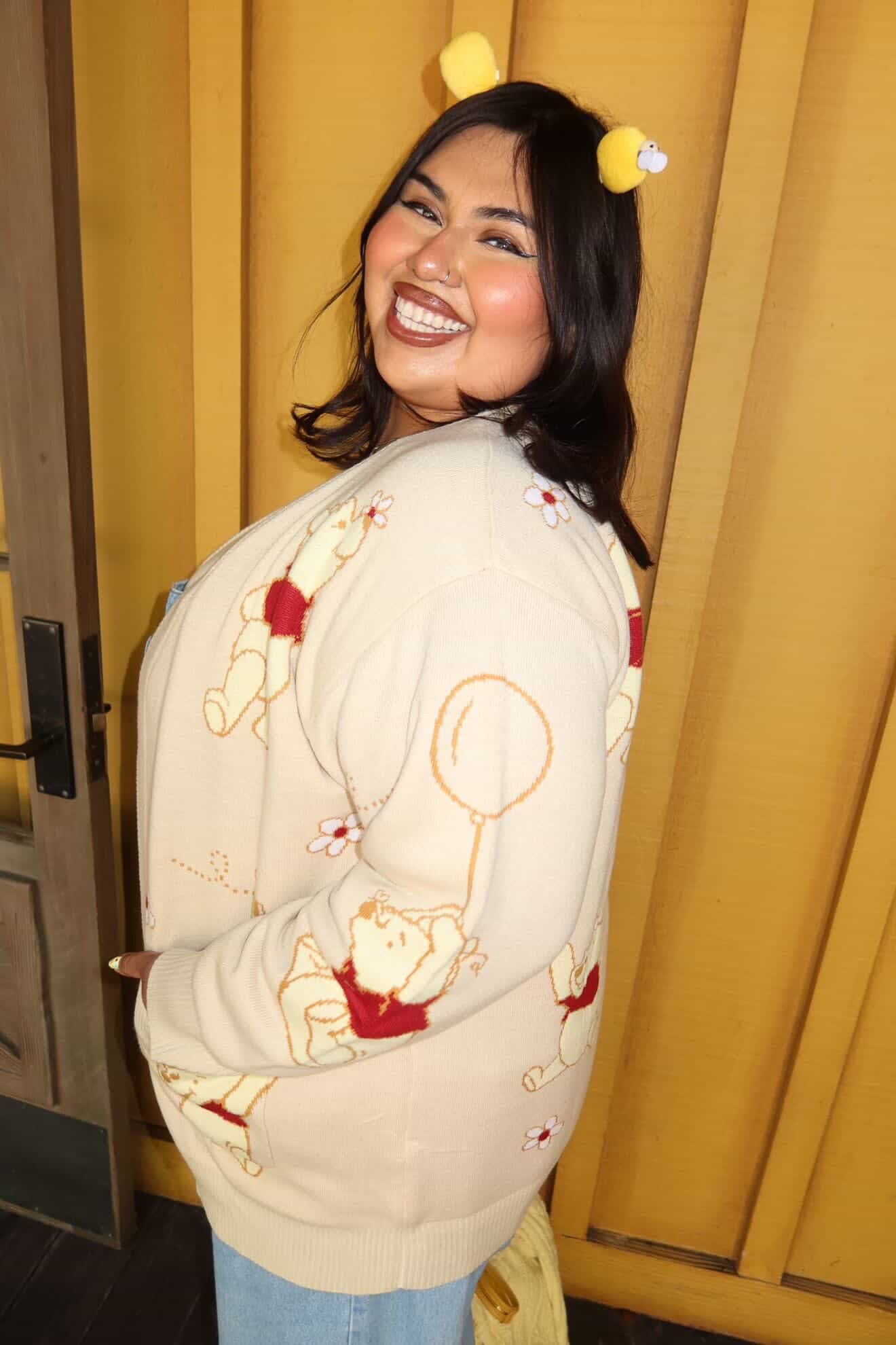 Honey Pooh Bear Lightweight Cardigan