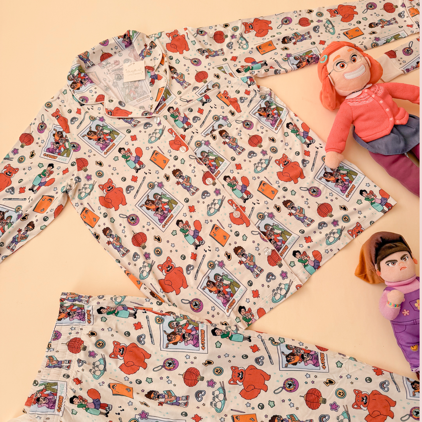 TURNING RED MATCHING BAMBOO