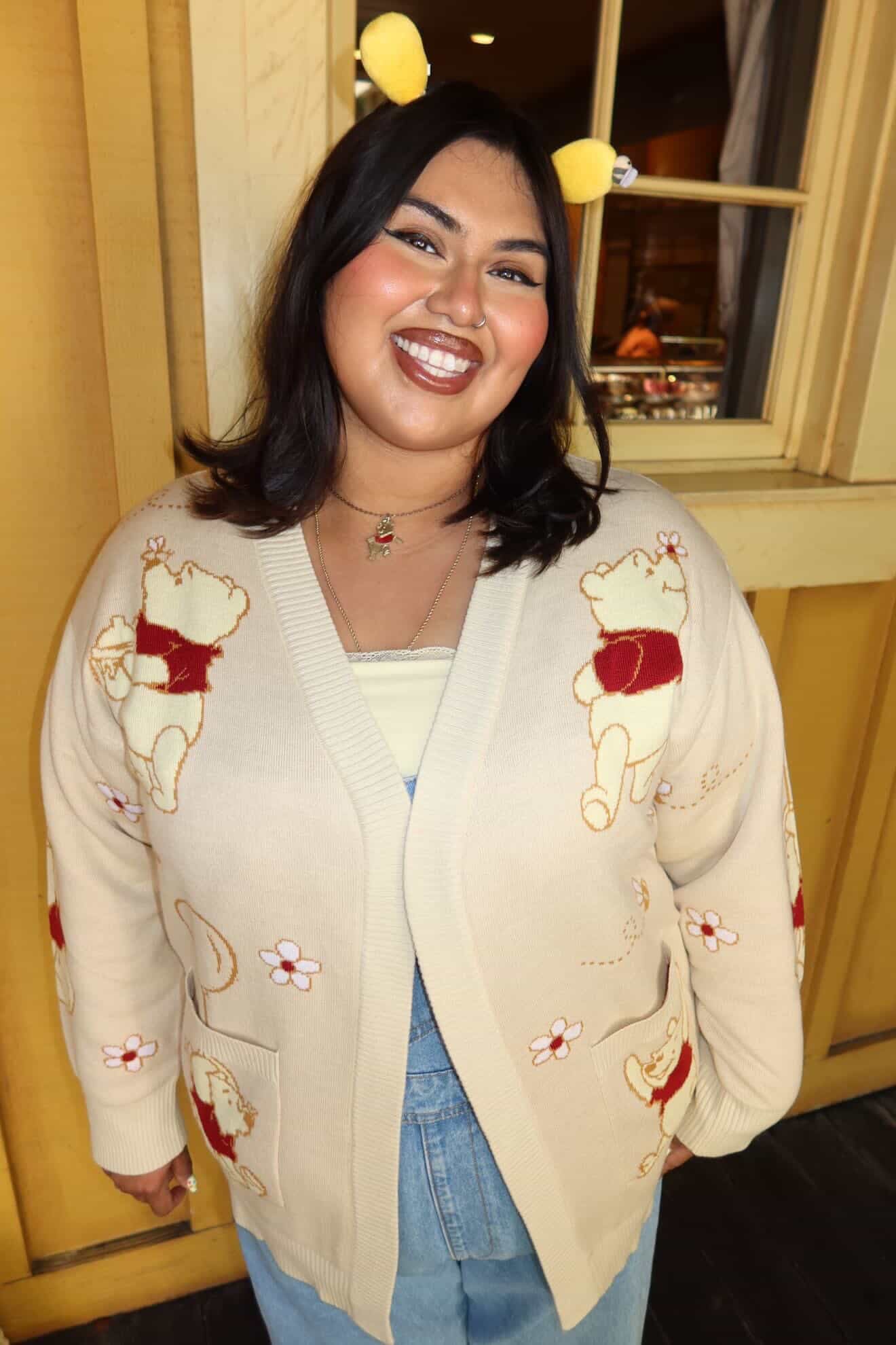 Honey Pooh Bear Lightweight Cardigan