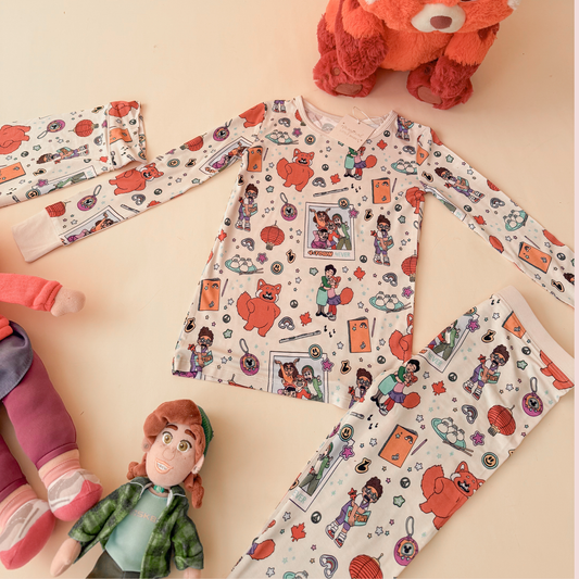 TURNING RED MATCHING BAMBOO