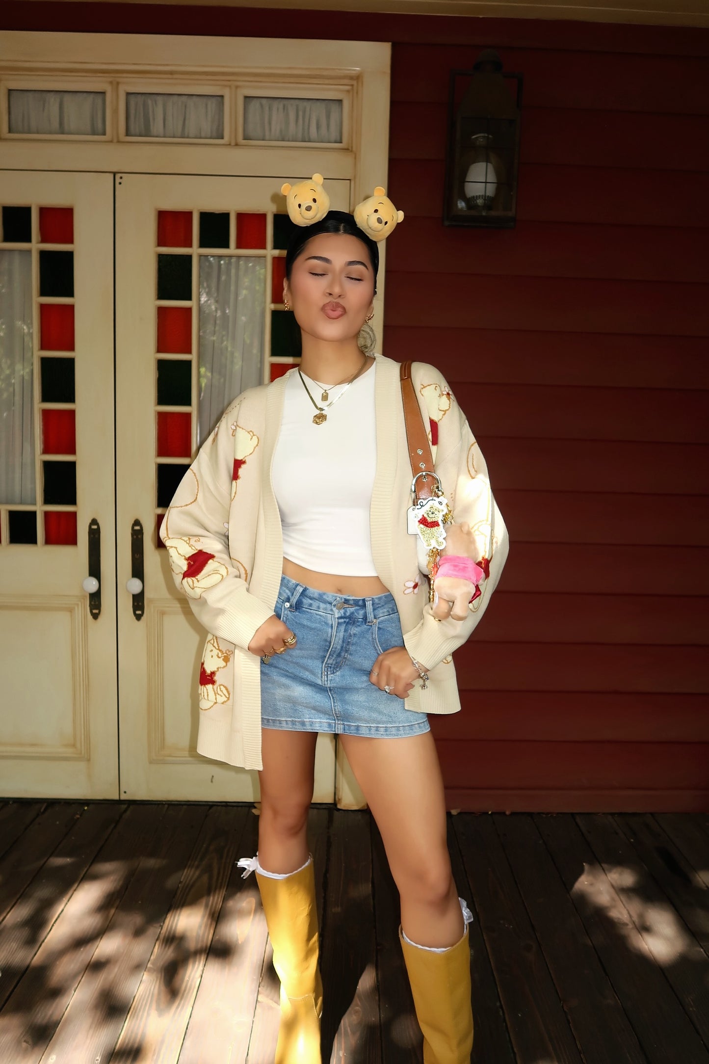 Honey Pooh Bear Lightweight Cardigan