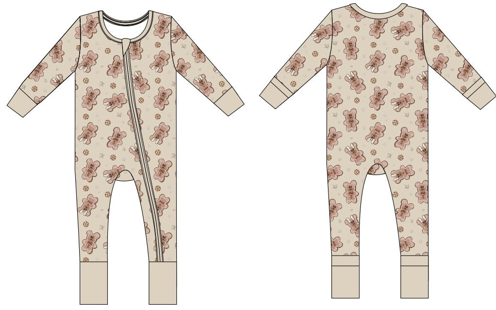 Gingerbread Magic Bamboo PJs*READY TO SHIP