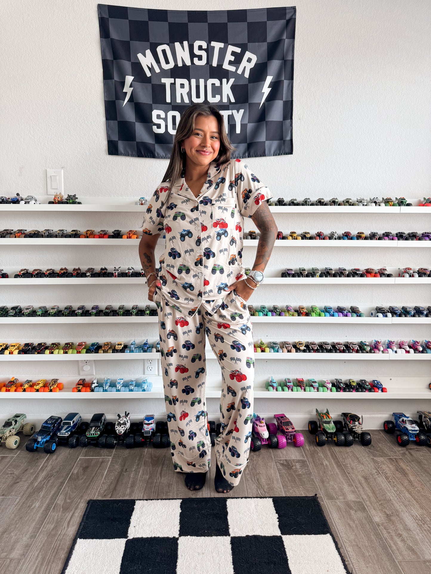 M. JAM Bamboo PJ Romper/ Two Piece SHORT Sleeve Set *READY TO SHIP