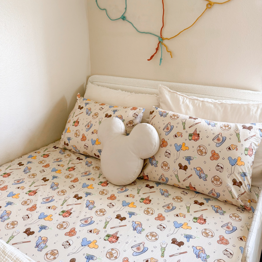 Happiest Land Bamboo Fitted Sheet