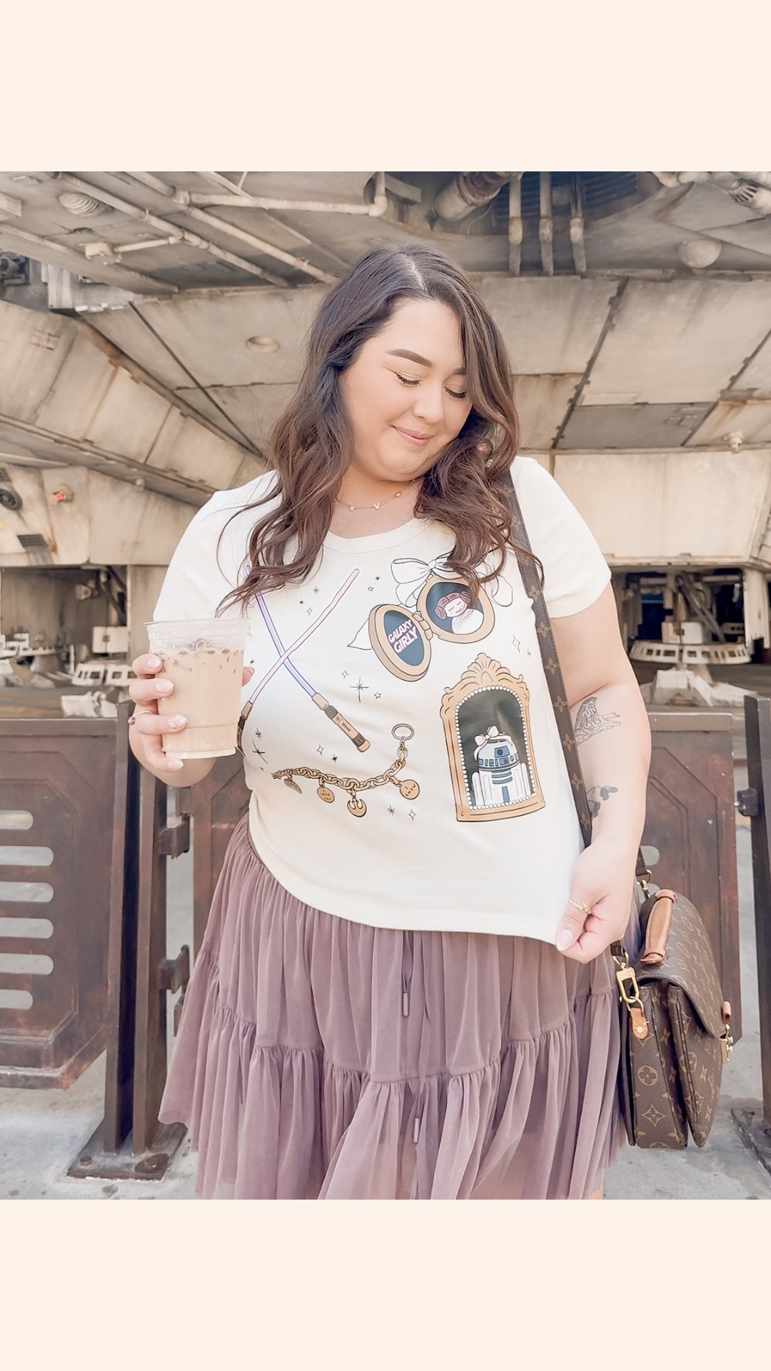 Galaxy Girly WOMENS Tank/ Baby Doll Tee*READY TO SHIP