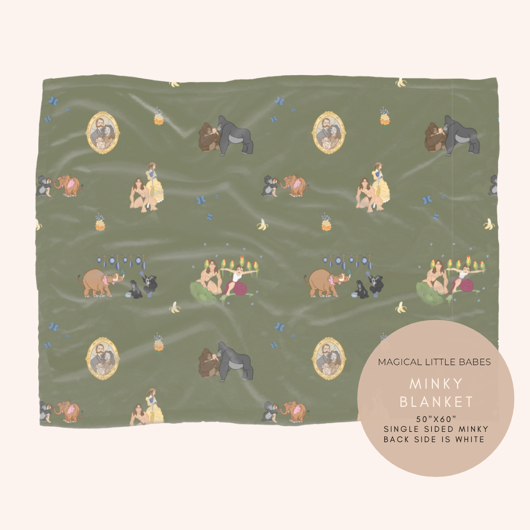 Tarzan Minky Blanket *READY TO SHIP