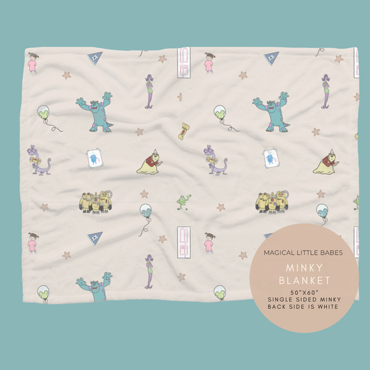 MONSTERS INC MINKY BLANKET