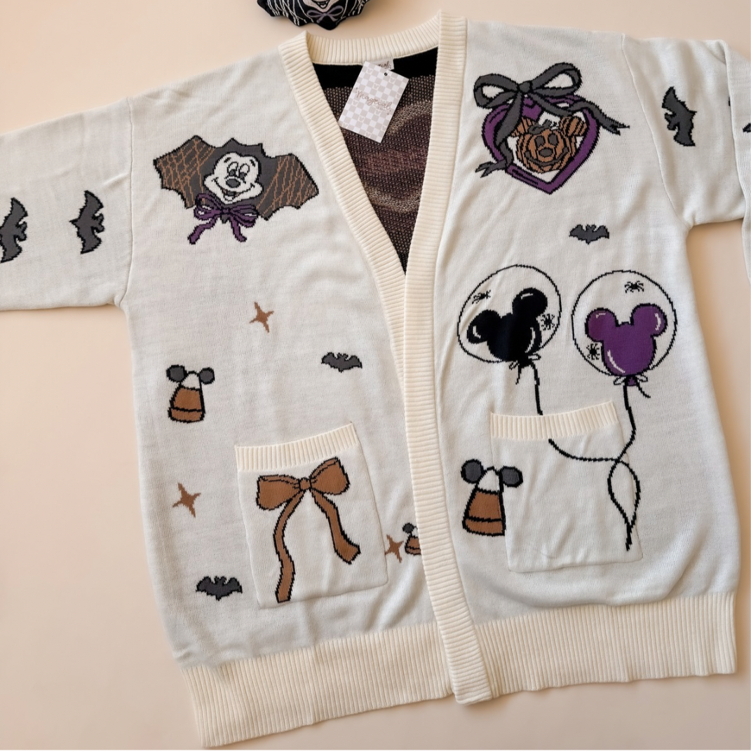 Coquette Spooky Lightweight Cardigan *READY TO SHIP