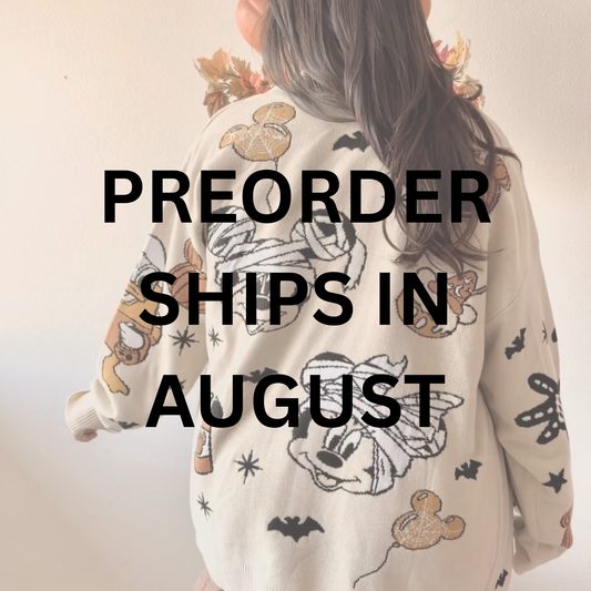 PREORDER SHIPPING IN AUGUST Spooky Magic Lightweight Cardigan