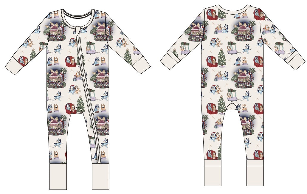 Veranda Santa Bamboo PJs *READY TO SHIP