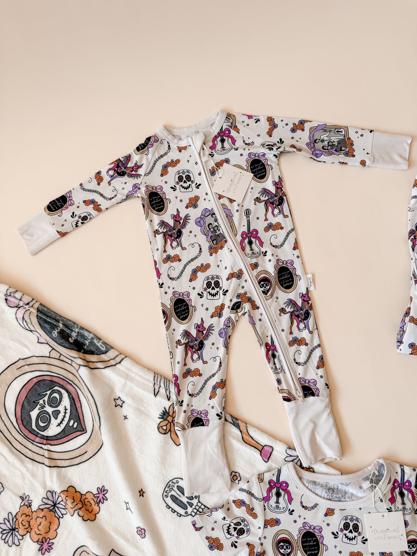 Remember Me Coco Bamboo PJ Romper/ Two Piece Set*READY TO SHIP