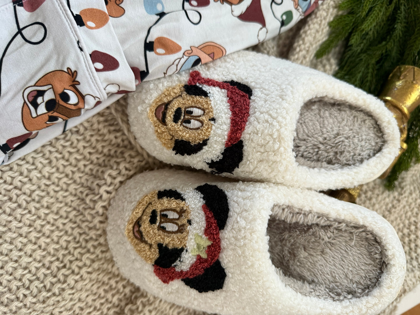 Holiday Slippers*READY TO SHIP