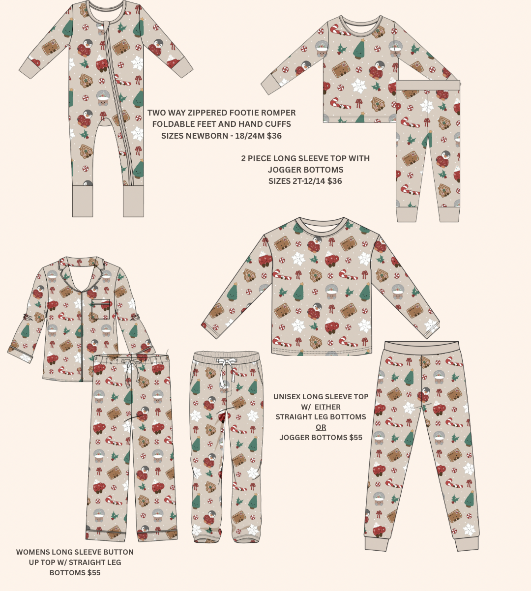 Plush Bamboo PJs - PREORDER SHIPS IN NOV