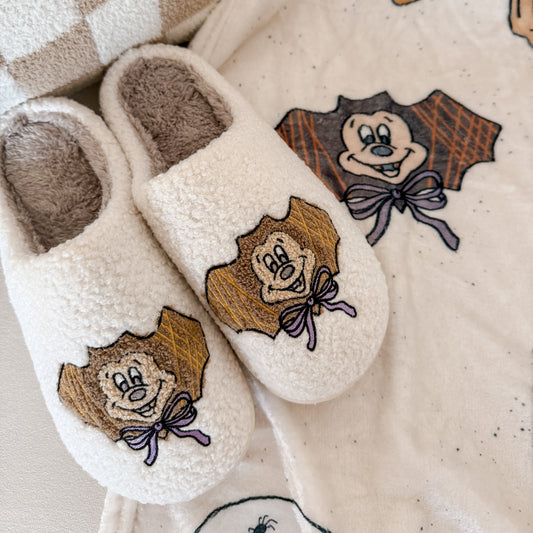 Bat Slippers*READY TO SHIP