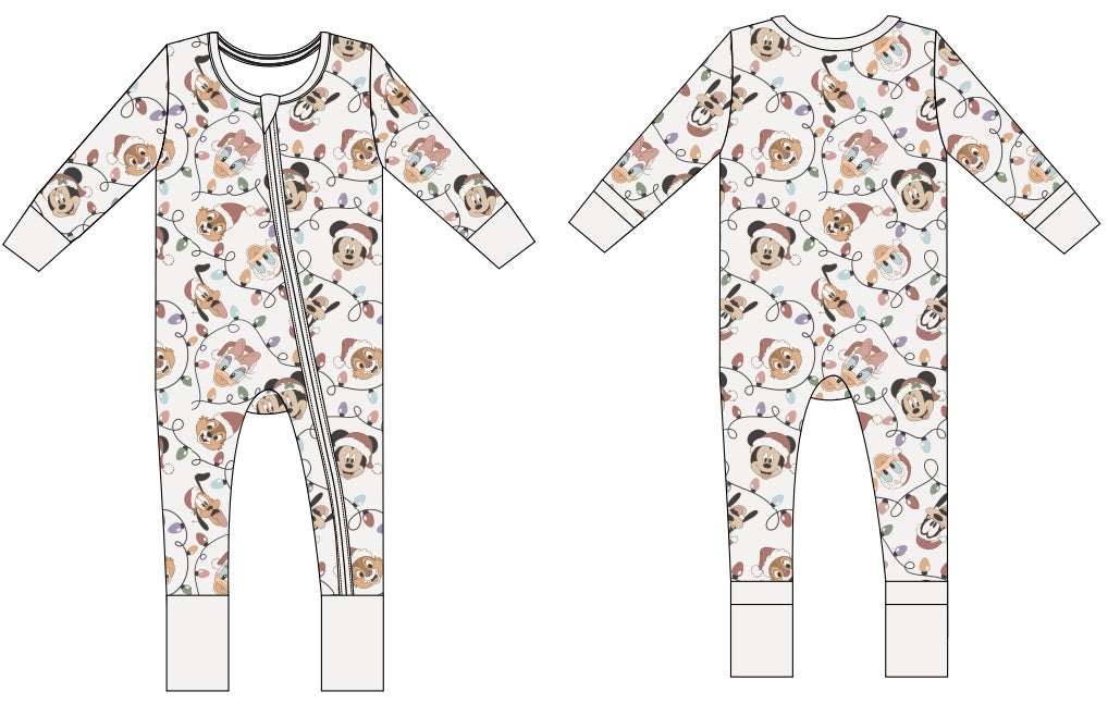 Muted Lights Bamboo PJs *READY TO SHIP