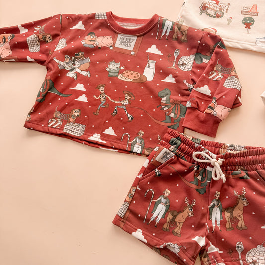 Toy Story Christmas Oversized Two Piece Set *READY TO SHIP