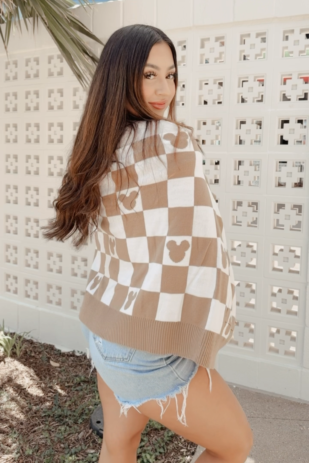 Checkered Lightweight Cardigan *READY TO SHIP