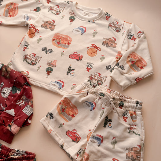 Jolly Cars Oversized Two Piece Set *READY TO SHIP
