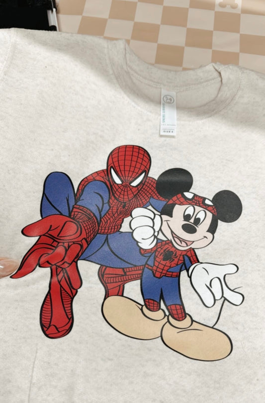 Crewneck Spidey Duo Sweater * READY TO SHIP